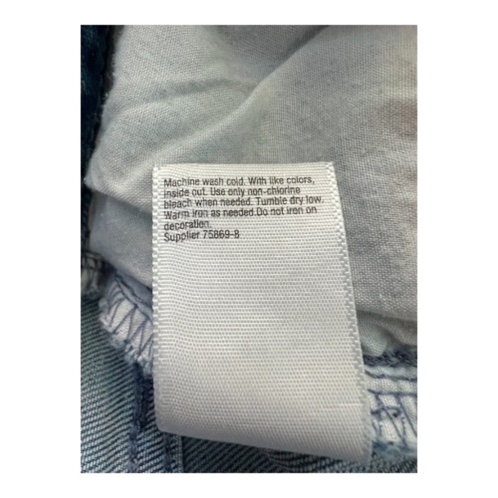 A.N.A Light Wash Two-Tone Raw Hem Jeggings – Size 12 - Picture 7 of 7